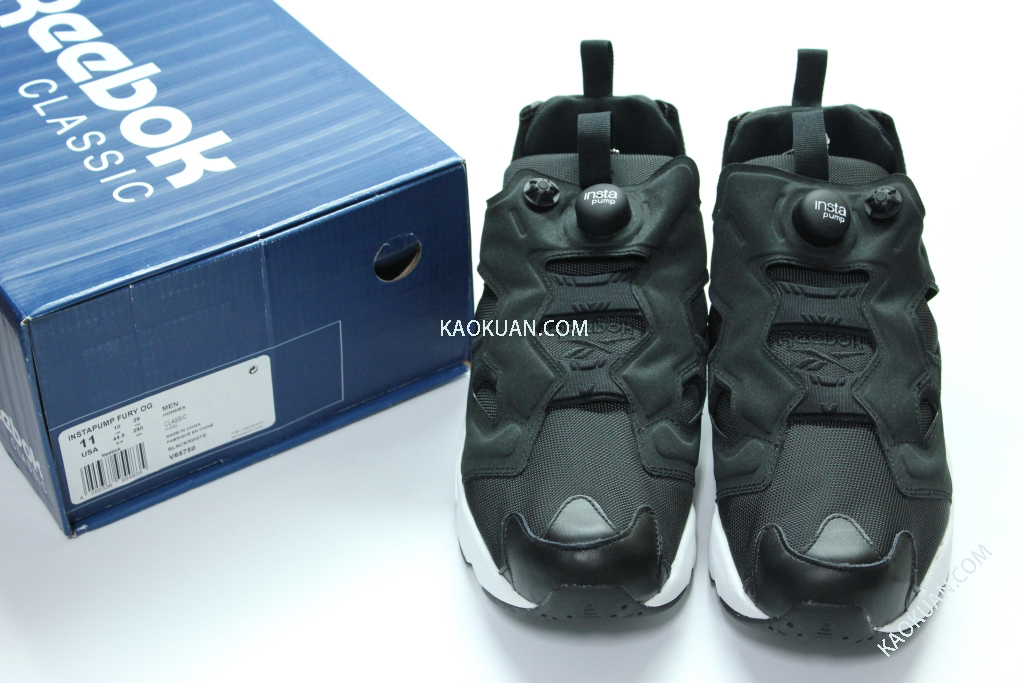 REEBOK INSTAPUMP FURY OG 黑白黑魂充氣慢跑鞋V65750 | 高冠國際貿易